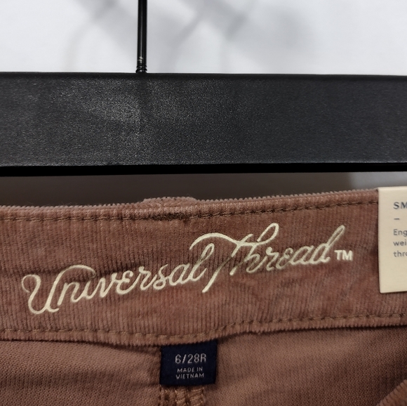 NWT Universal Thread High Rise Skinny Jeans Women's 6 Brown Corduroy 90s Y2K - Picture 10 of 12